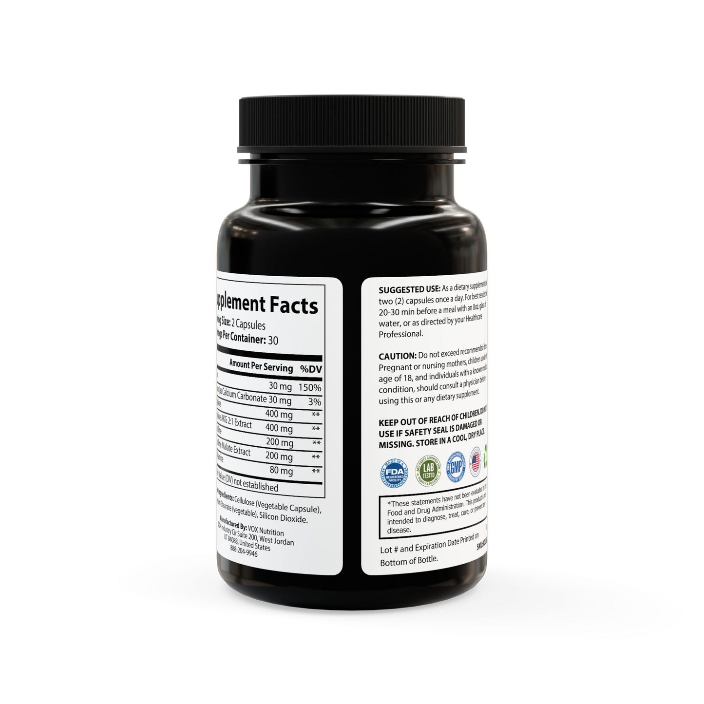 Porcodio® Healthy Line L-精氨酸补充剂(60粒胶囊)美国独家