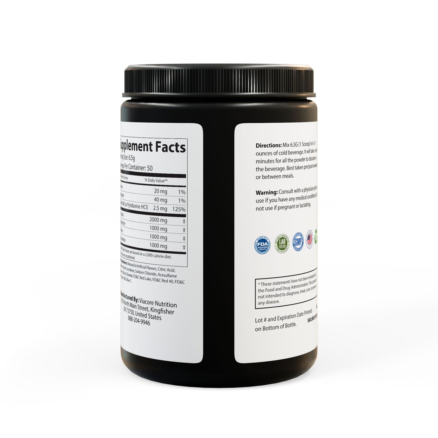 Porcodio® Healthy Line BCAA Supplement, Grape (325g, 11.46oz, 50 servings) U.S.A EXCLUSIVE