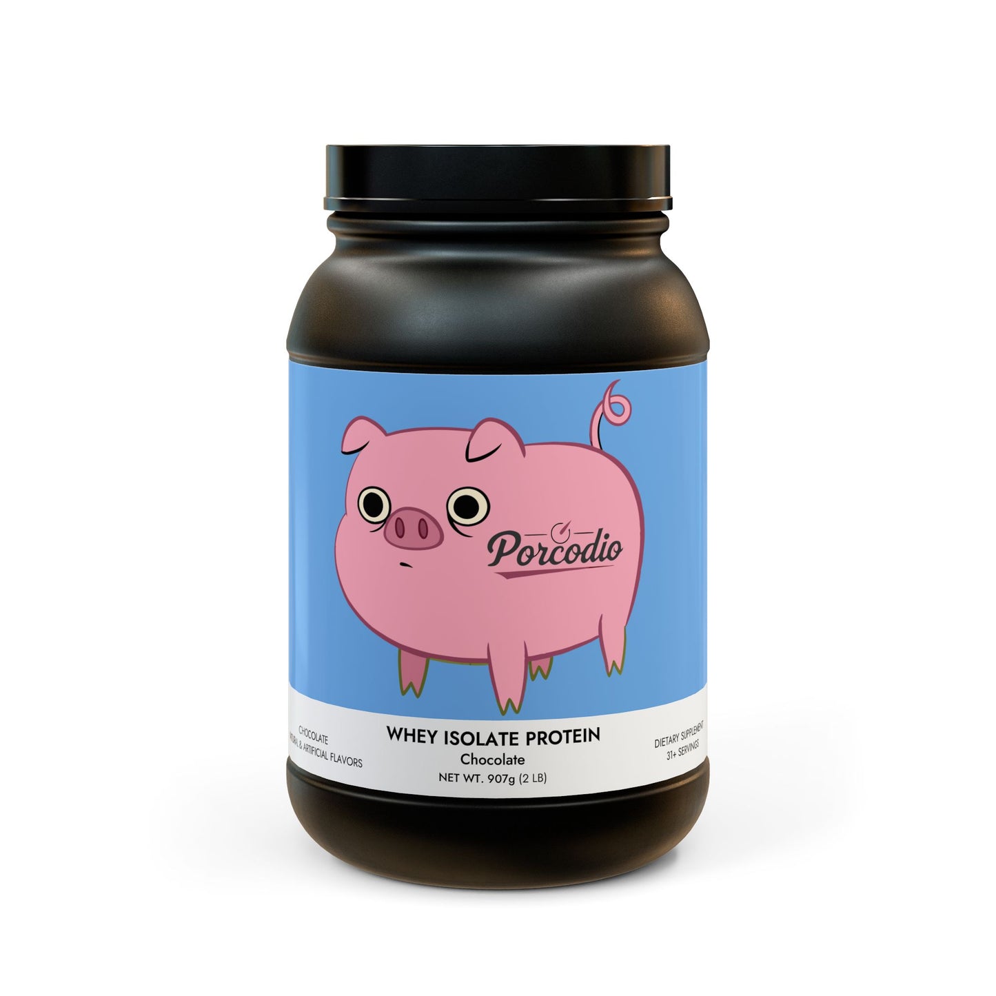 Porcodio® Healthy Line 乳清分离蛋白补充剂(907克,2磅)美国独家