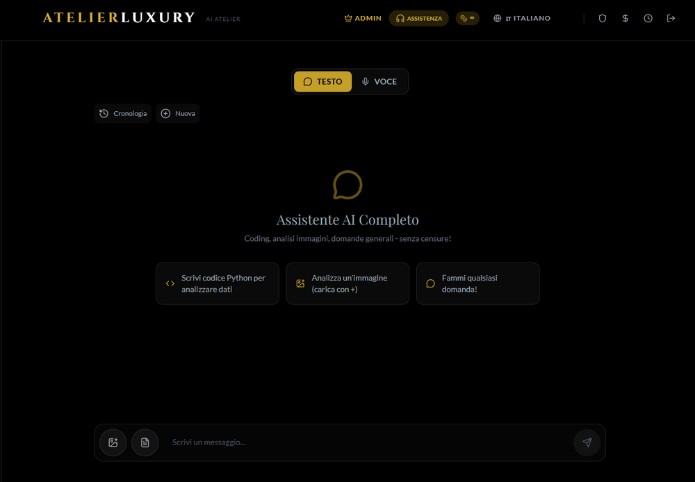 Atelier Luxury - No Filter Unlimited AI Chat