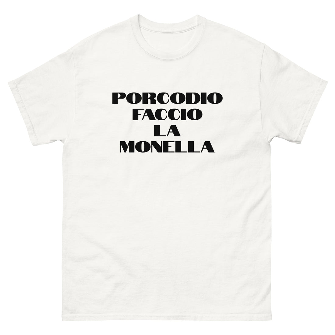 Felpa con cappuccio Porcodio in stile streetwear unisex, ispirata al mood Porcodio Faccio la Monella, con look urbano ironico e identitario