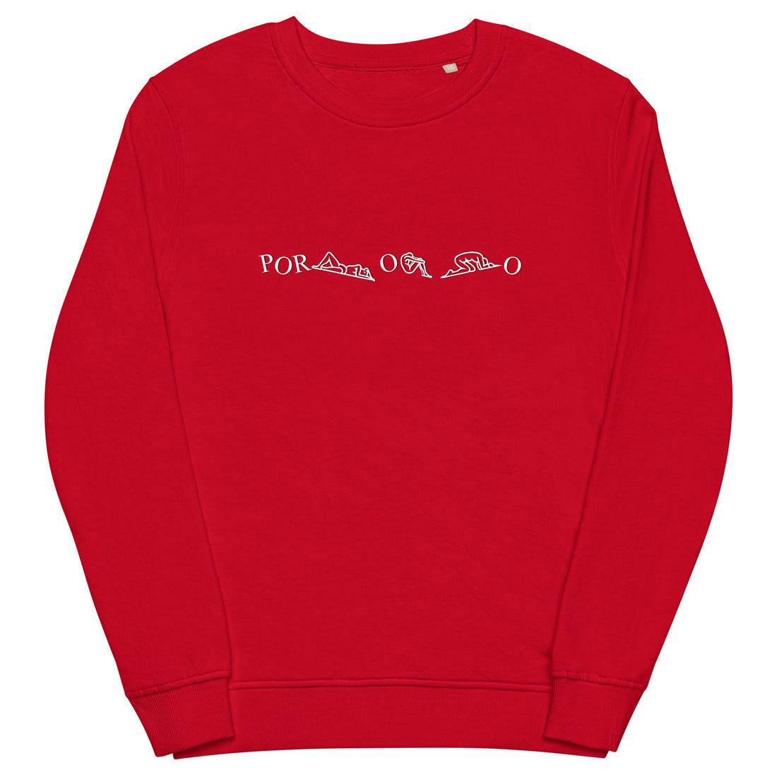 Persona con porcodio criptica maglia in look streetwear unisex con grafica satirica e stile urbano