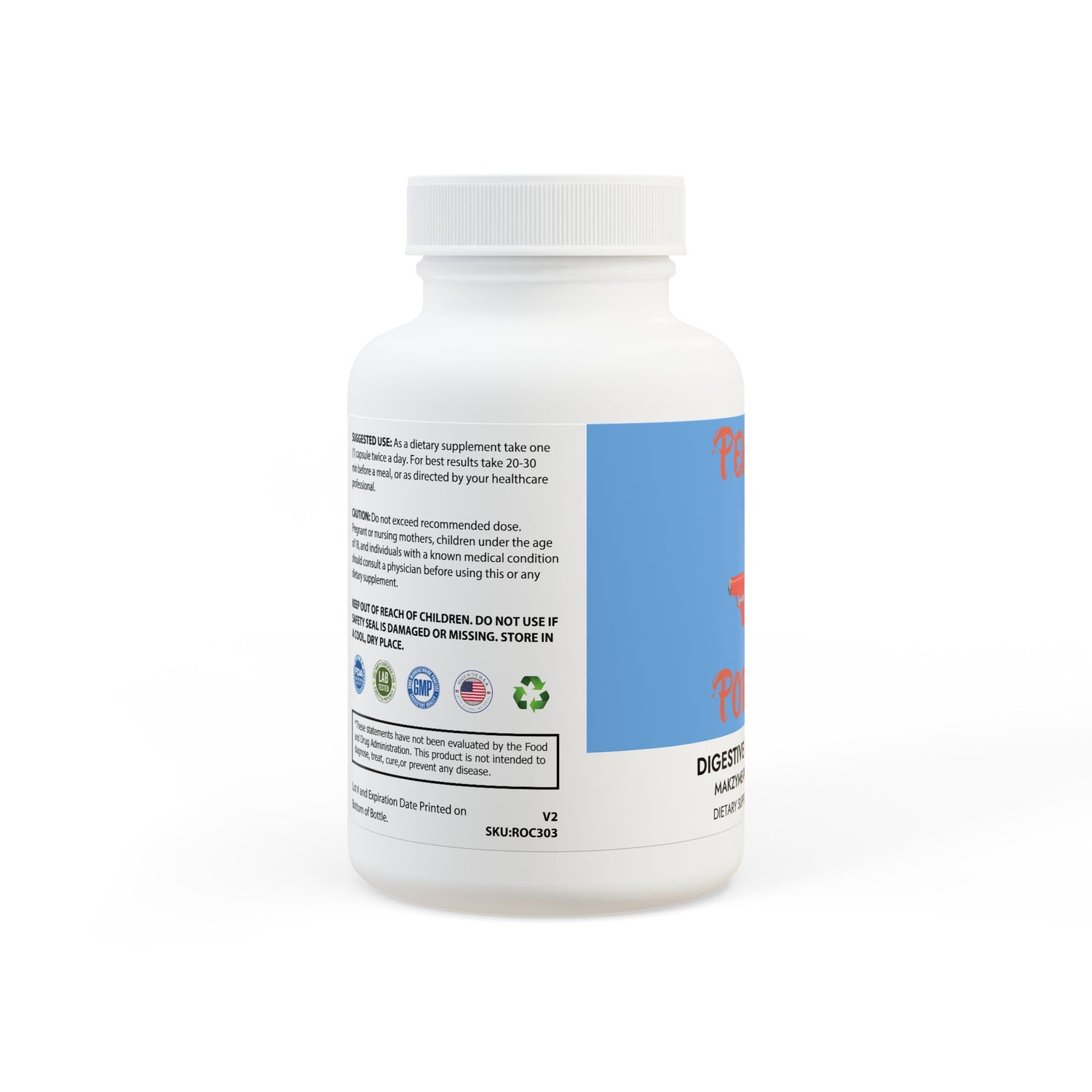 Porcodio® Healthy Line Digestive Enzyme Blend Supplement (60 Capsules) U.S.A EXCLUSIVE