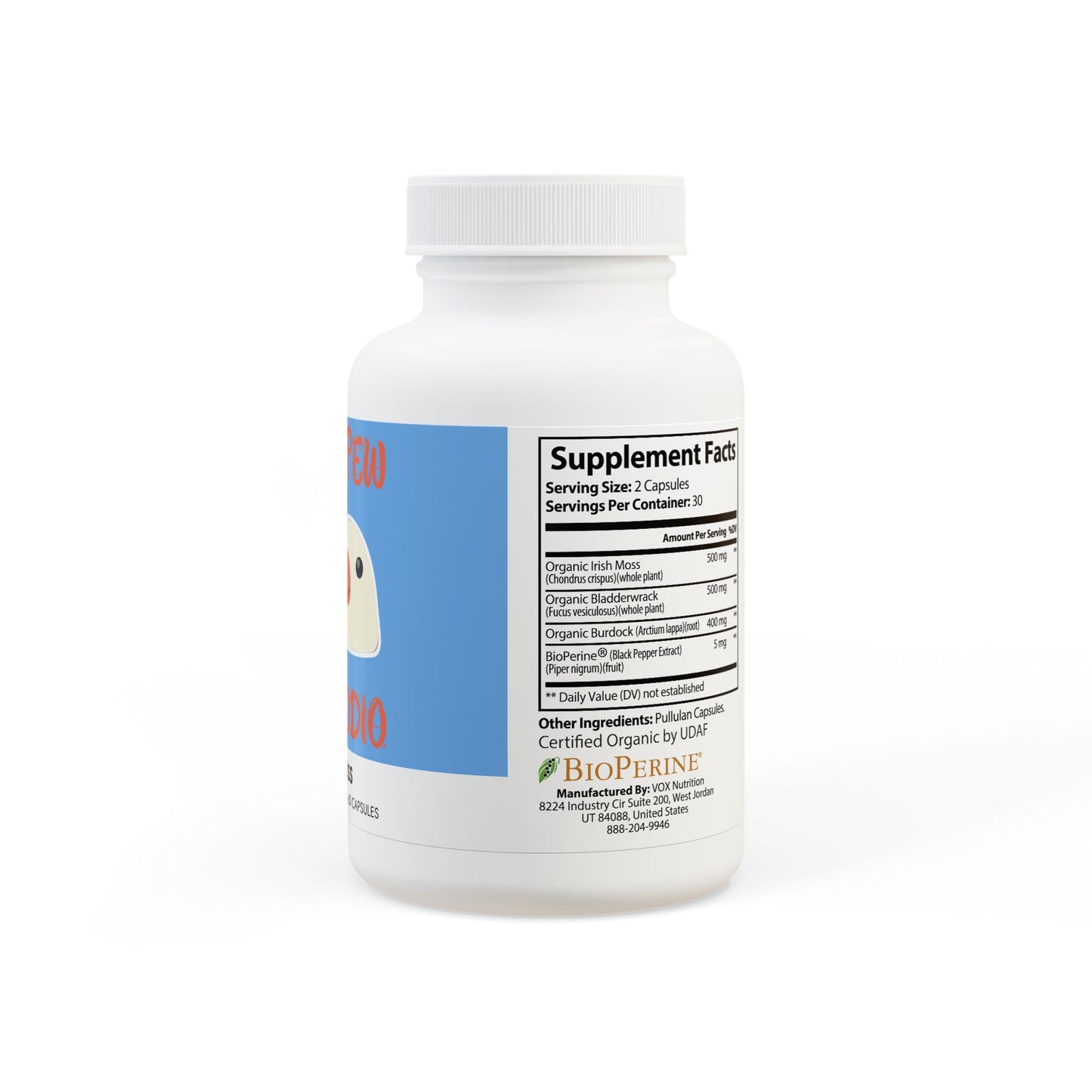 Porcodio® Healthy Line Sea Moss Supplement (60 Capsules) USA EXCLUSIVE 
