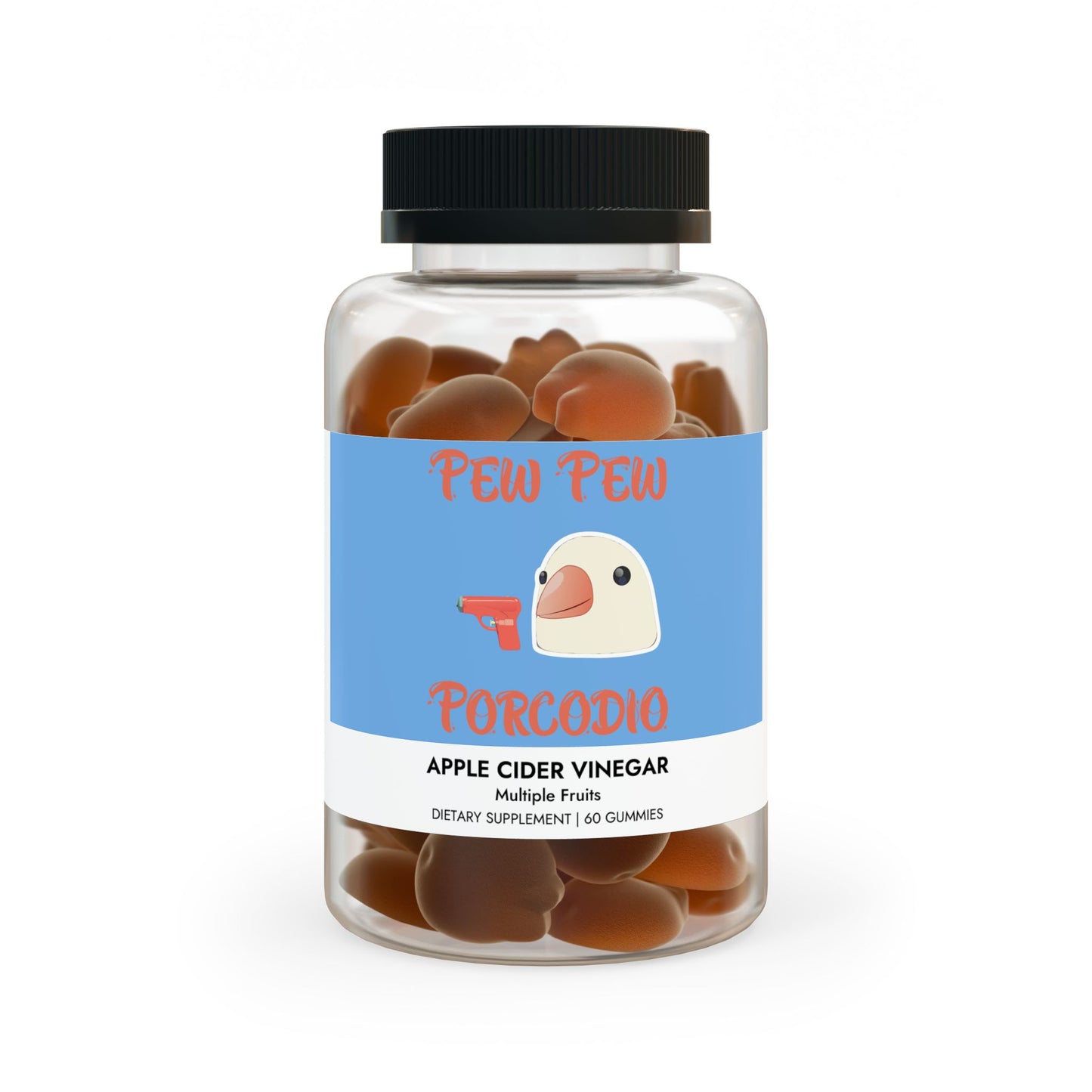 Porcodio® Healthy Line Apple Cider Vinegar Gummies (60 Gummies) USA EXCLUSIVE 