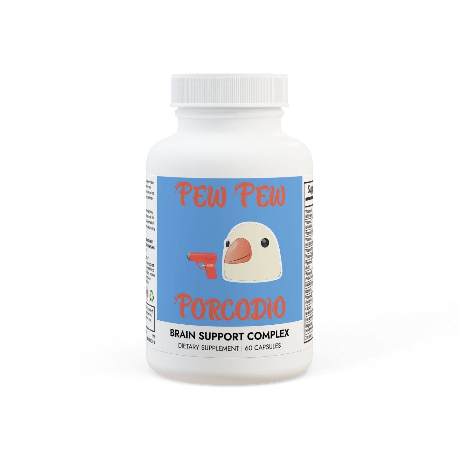 Porcodio® Healthy Line Brain Support Complex Supplement (60 Capsules) U.S.A EXCLUSIVE