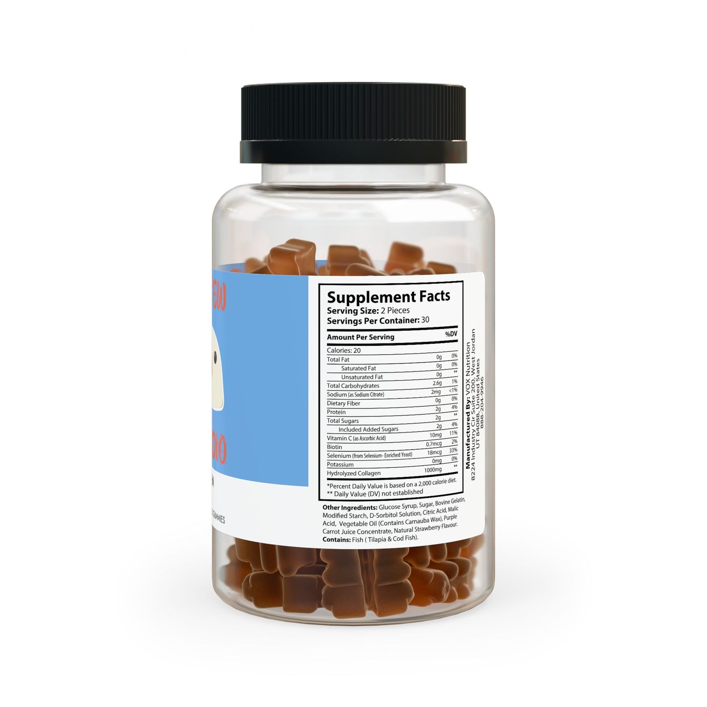 Porcodio® Healthy Line Collagen Gummies (60 Gummies) USA EXCLUSIVE 