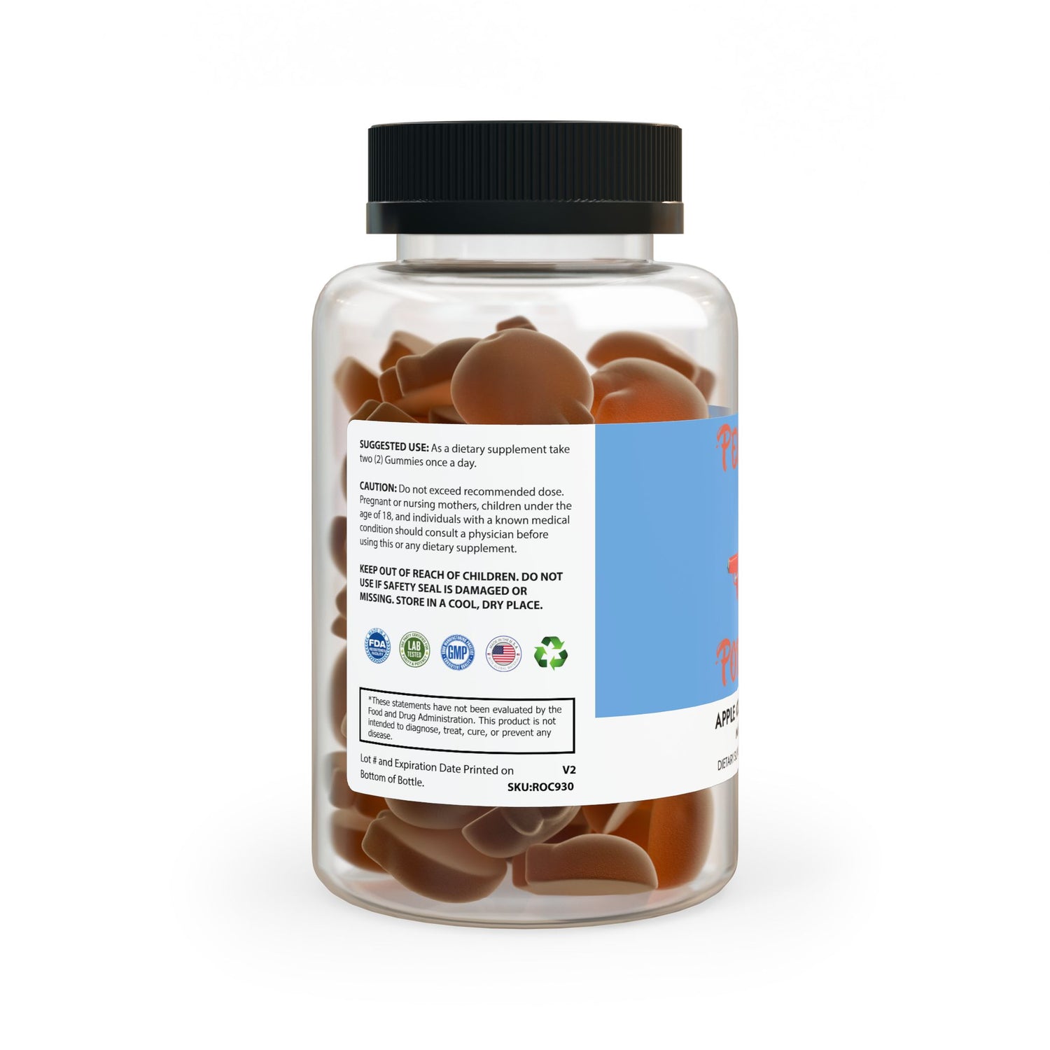 Porcodio® Healthy Line Apple Cider Vinegar Gummies (60 Gummies) U.S.A EXCLUSIVE
