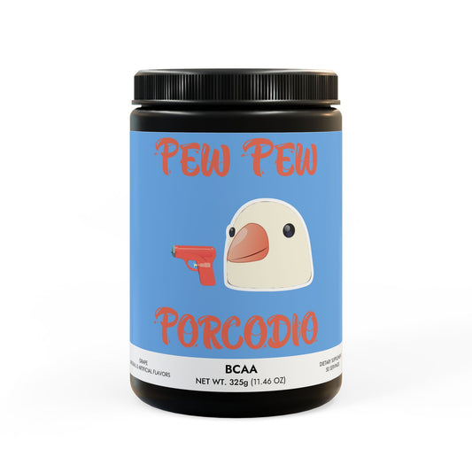 Porcodio® 健康系列 BCAA 补充剂，葡萄味（325 克，11.46 盎司，50 份）美国独家