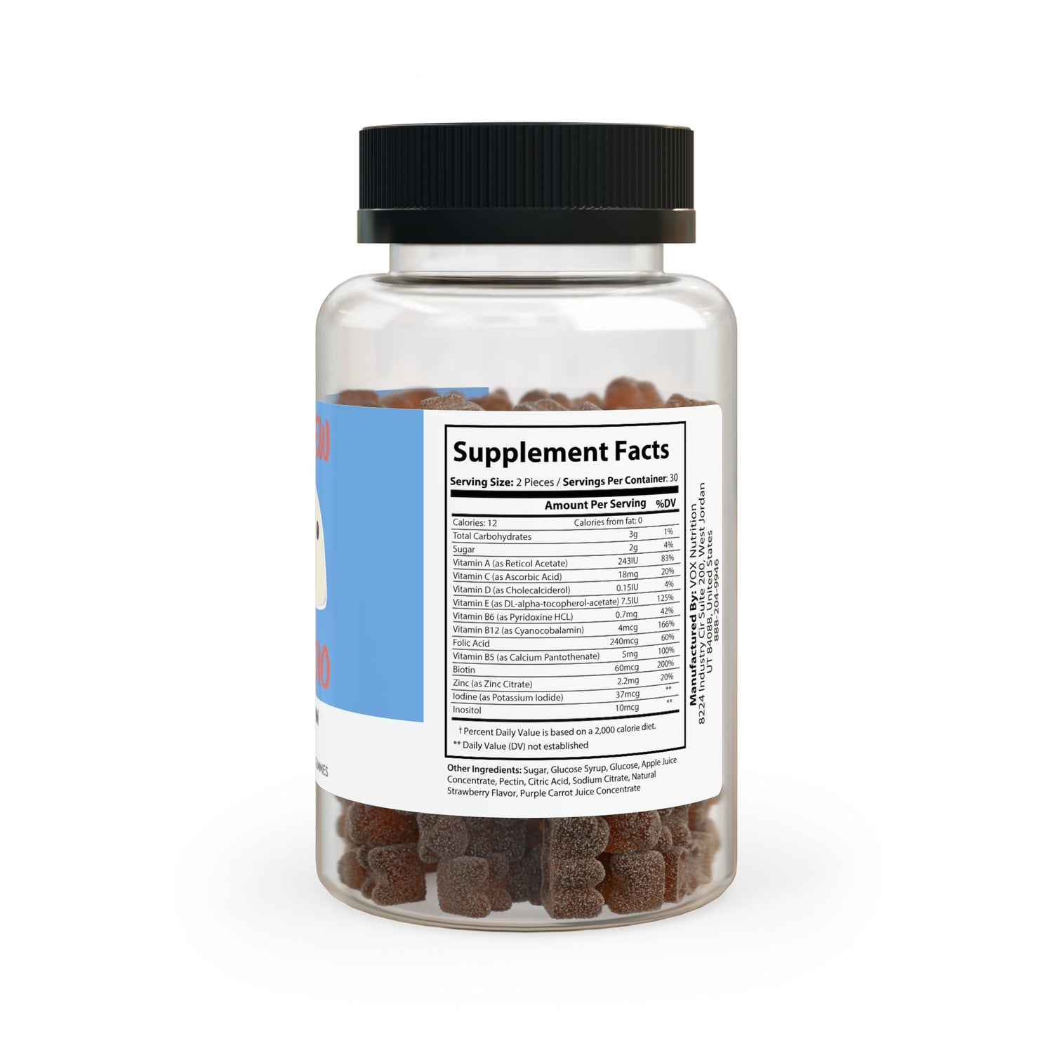 Porcodio® Healthy Line Multivitamin Gummies for Adults (60 Gummies) U.S.A EXCLUSIVE