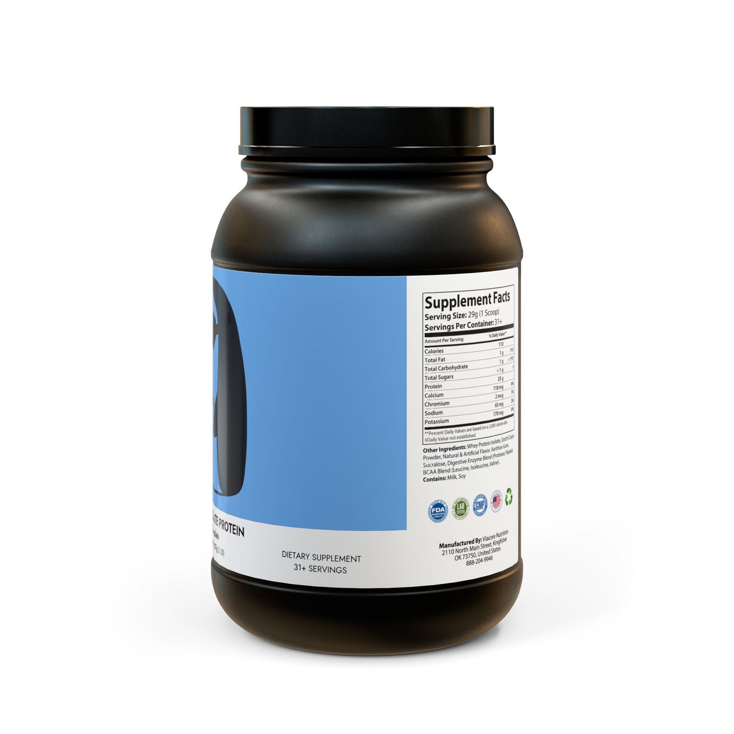 Porcodio® Healthy Line 乳清分离蛋白补充剂（907克，2磅）美国独家