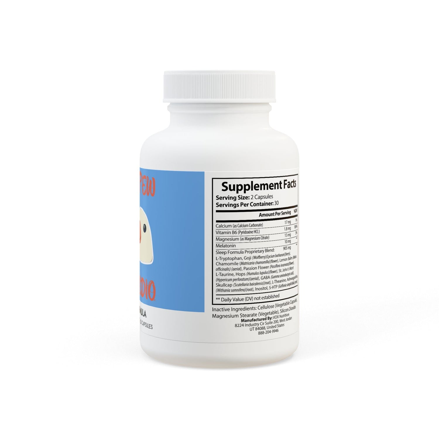 Porcodio® Healthy Line Sleep Supplement (60 Capsules) U.S.A EXCLUSIVE