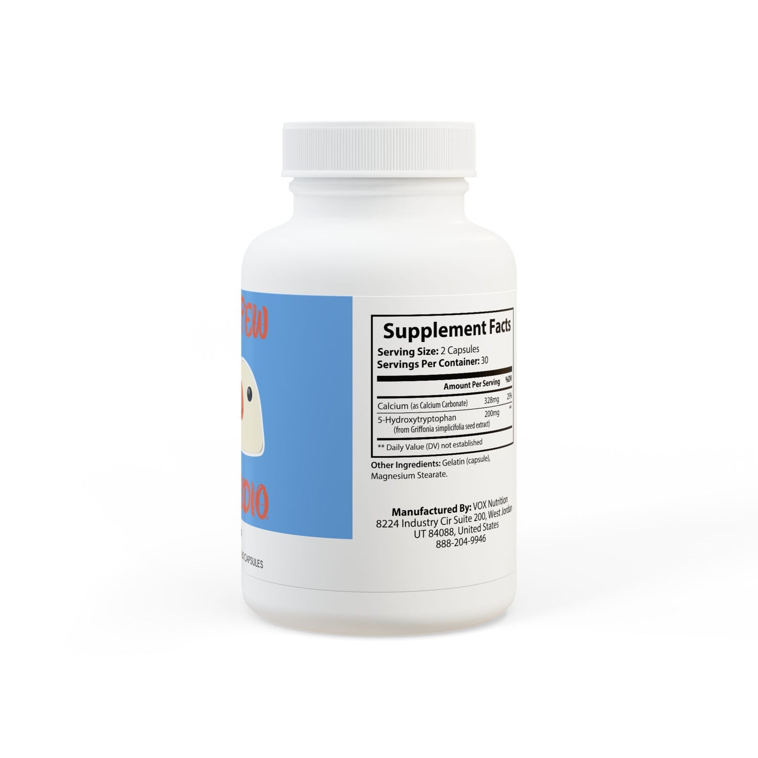 Porcodio® Healthy Line 5-HTP Supplement (60 Capsules) U.S.A EXCLUSIVE