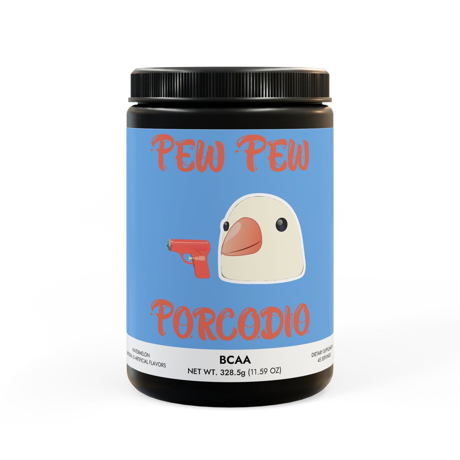 Porcodio® Healthy Line BCAA Supplement, Watermelon (325g, 11.46oz, 45 servings) U.S.A EXCLUSIVE