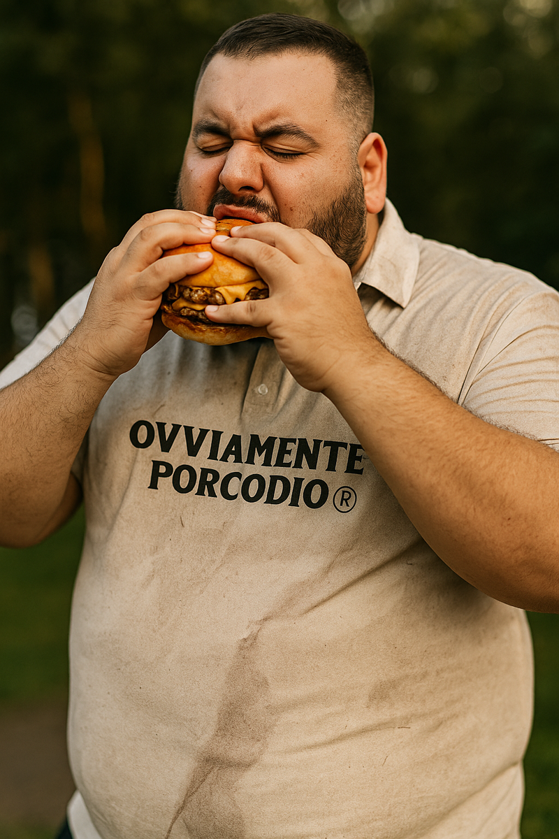 Porcodio® Polo Accartocciata(PREORDINE 14 GIORNI)