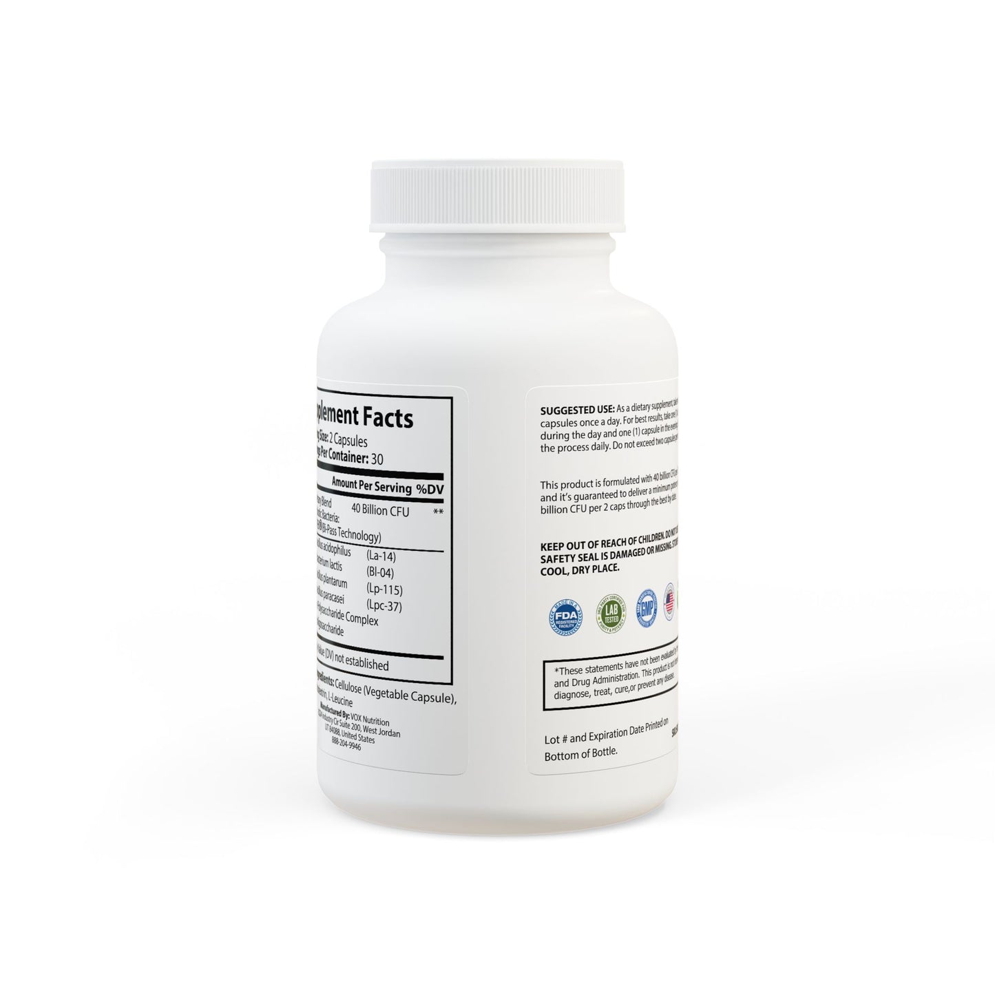 Porcodio® Healthy Line Probiotics Supplement (60 Capsules) USA EXCLUSIVE 