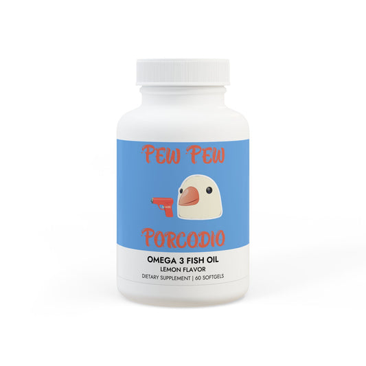 Porcodio® Healthy Line Omega 3 鱼油补充剂（60 粒软胶囊）美国独家