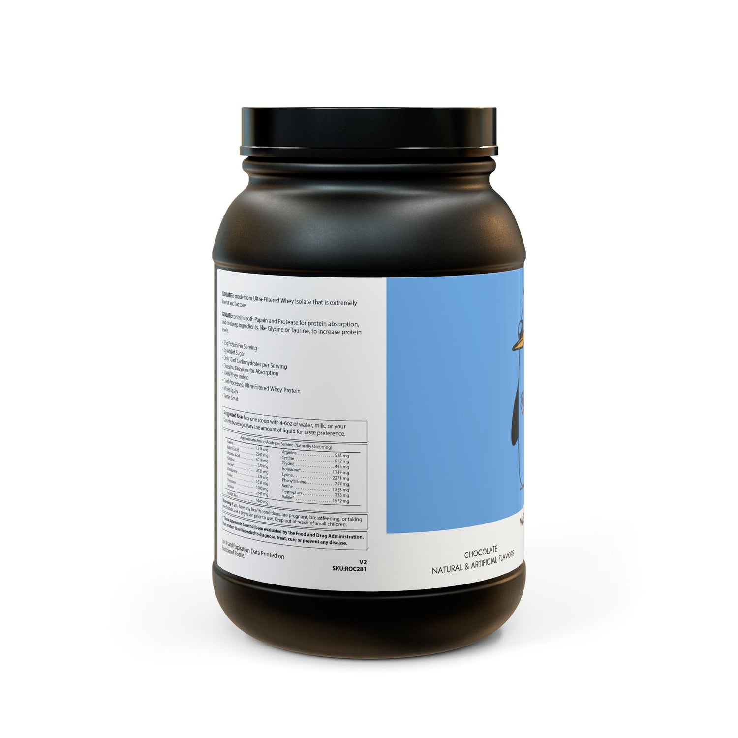 Porcodio® Healthy Line 乳清分离蛋白补充剂（907克，2磅）美国独家