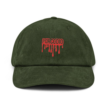 Porcodio® Dripping Delitto a Gabicce Mare! Cappello in velluto a coste