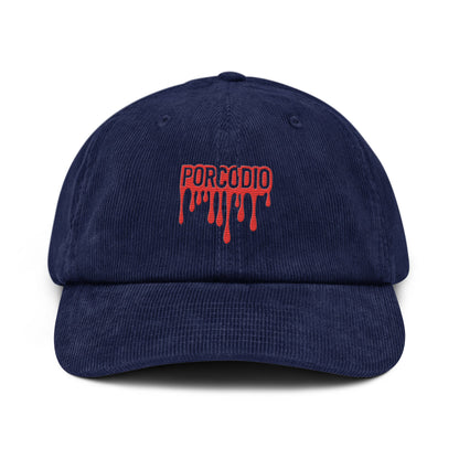 Porcodio® Dripping Delitto a Gabicce Mare! Cappello in velluto a coste