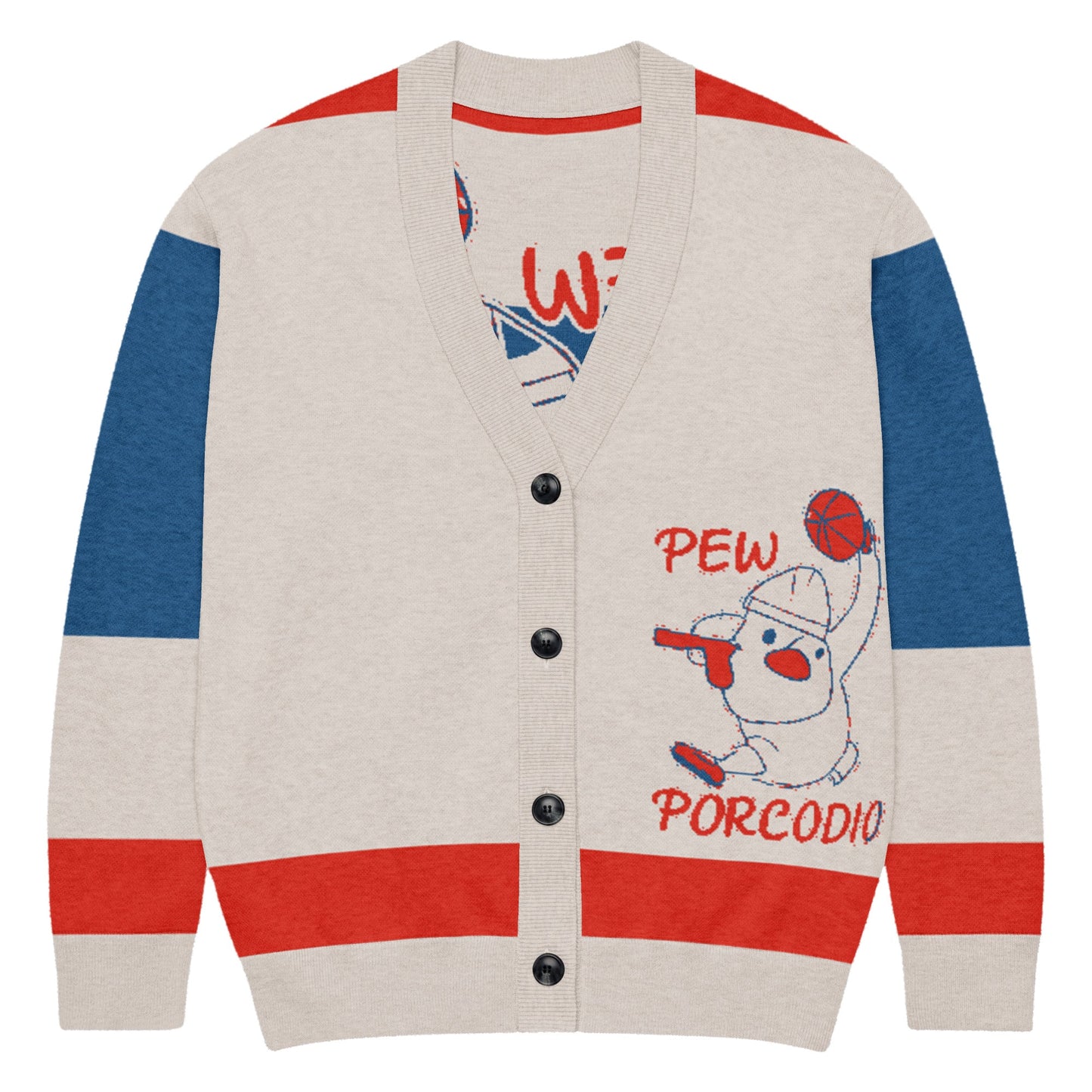 Cardigan in maglia Porcodio® Pew Dunking Pope