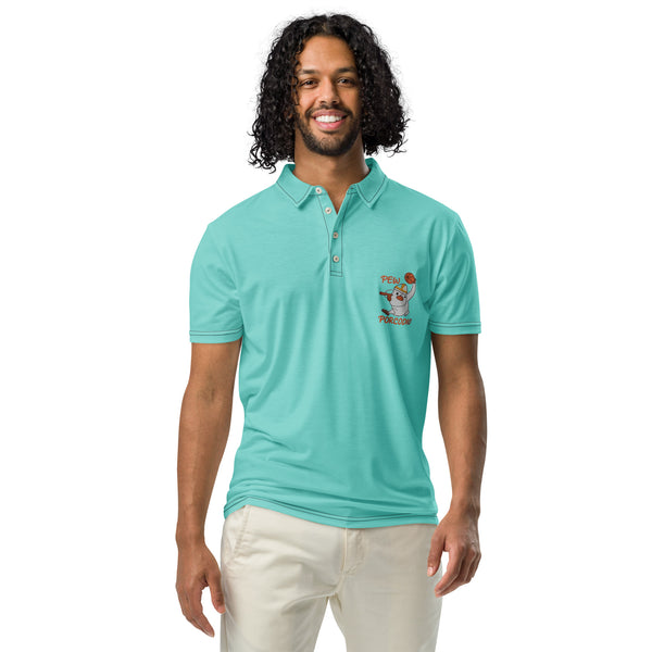 Porcodio® Pew Dunking Pope 修身 Polo 衫
