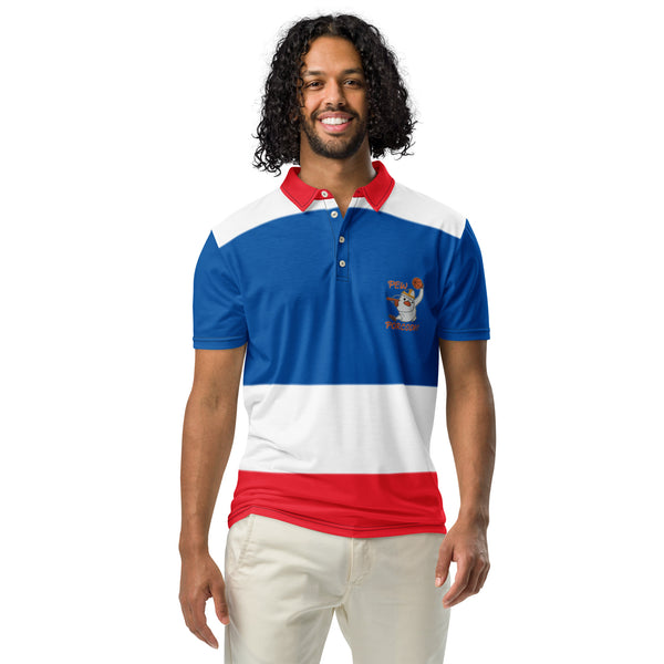 Porcodio® Pew Dunking Pope 修身 Polo 衫
