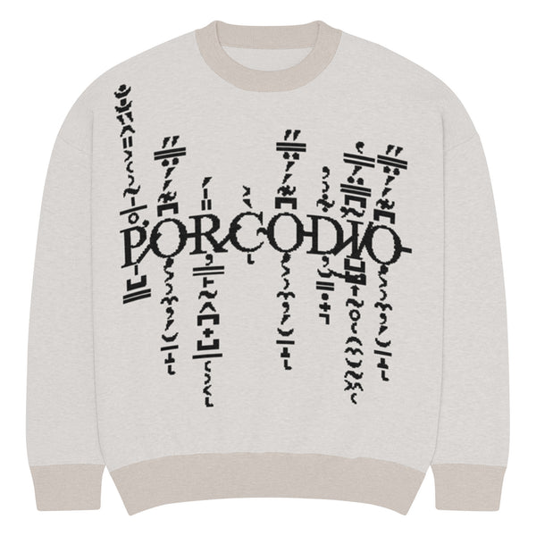 Porcodio® Pandora Secret 宽松圆领毛衣